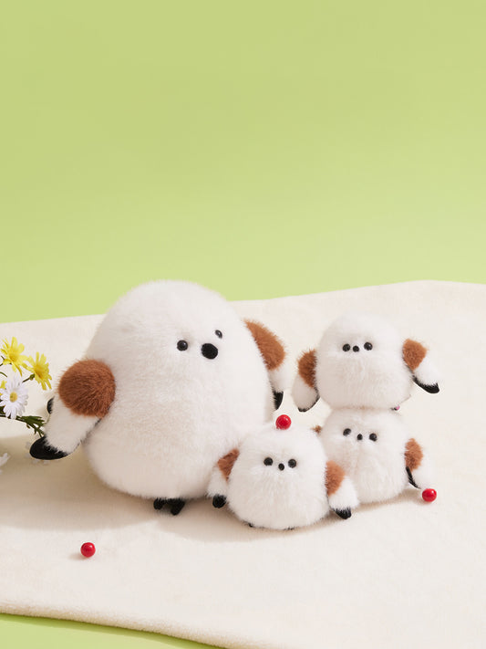 Chubby Fluffy Bird Pom-Pom Plush Charm – Pocket-Sized Kawaii Happiness