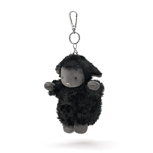 Cute Black Sheep Plush Keychain Bag Charm