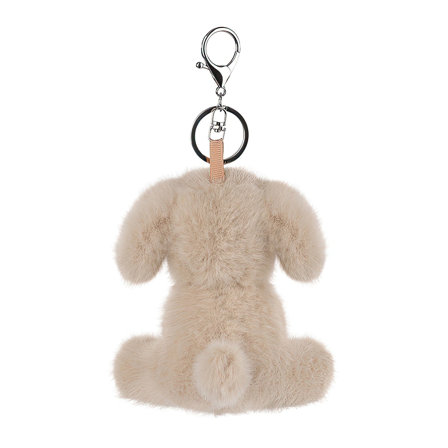 Cute Labrador Retriever Plush Keychain Bag Charm