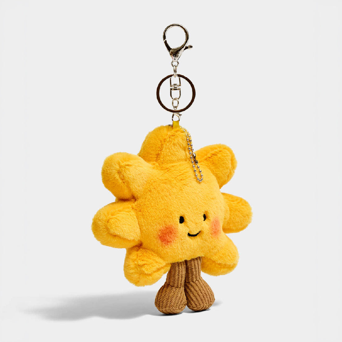 Cute Sunflower Plush Keychain Bag Charm
