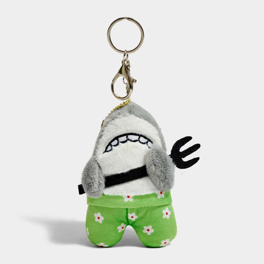 Cute Shark Plush Keychain Bag Charm