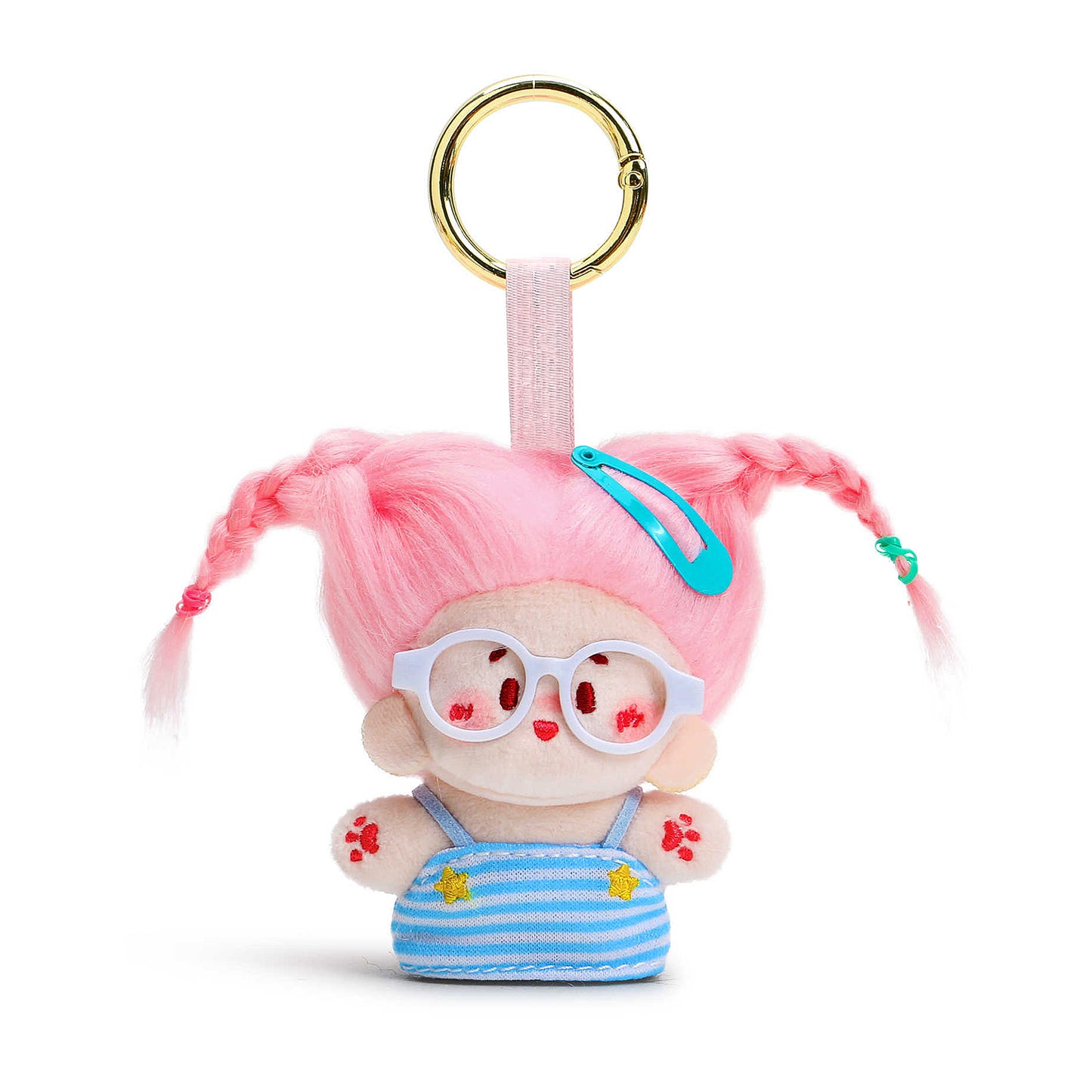 Cute Messy Hair Doll Plush Keychain Bag Charm