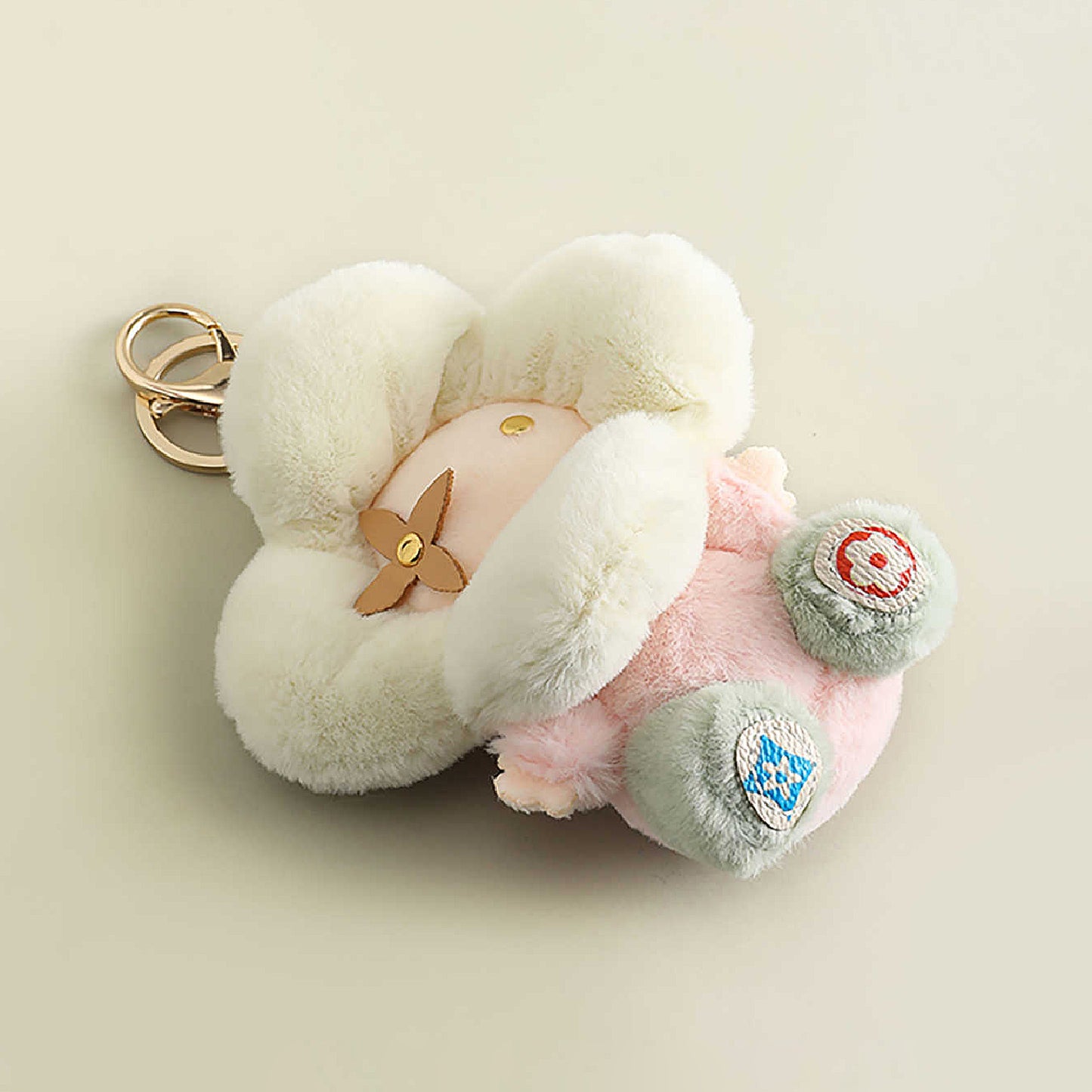 Cute Sunflower Plush Keychain Bag Charm
