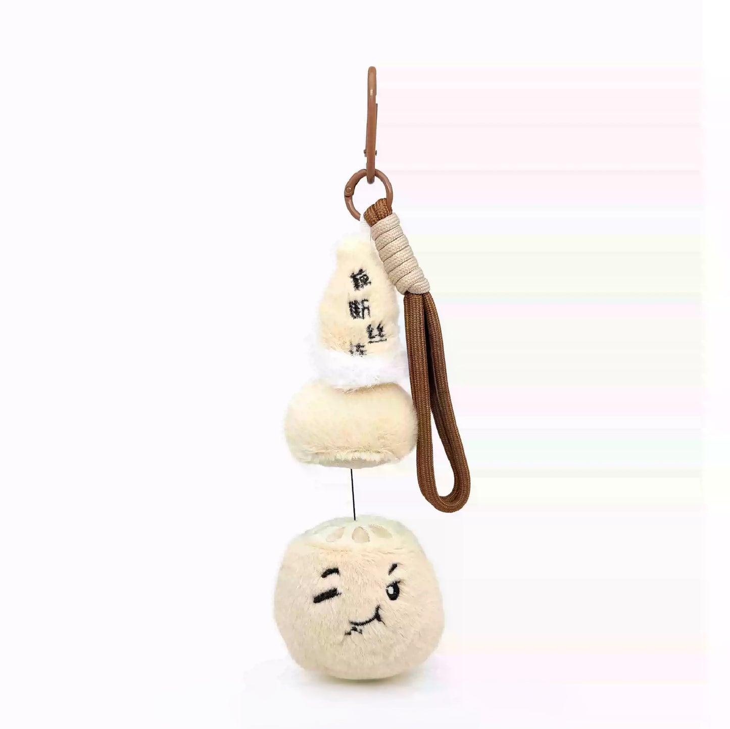Cute Lotus Root Plush Keychain Bag Charm