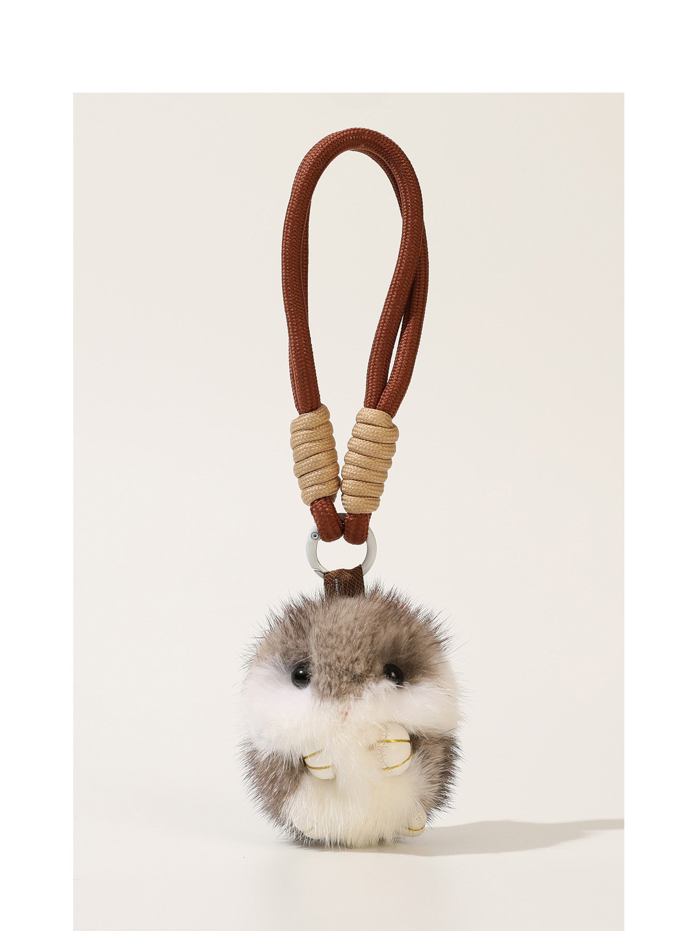 Fluffy Hamster Pom-Pom Plush charm– Your Tiny Bundle of Joy