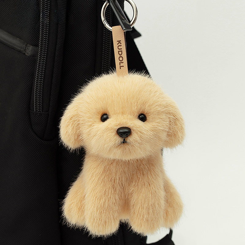 Ultra-Fluffy Pomeranian Puppy Plush Charm – Instant Cuteness Companion