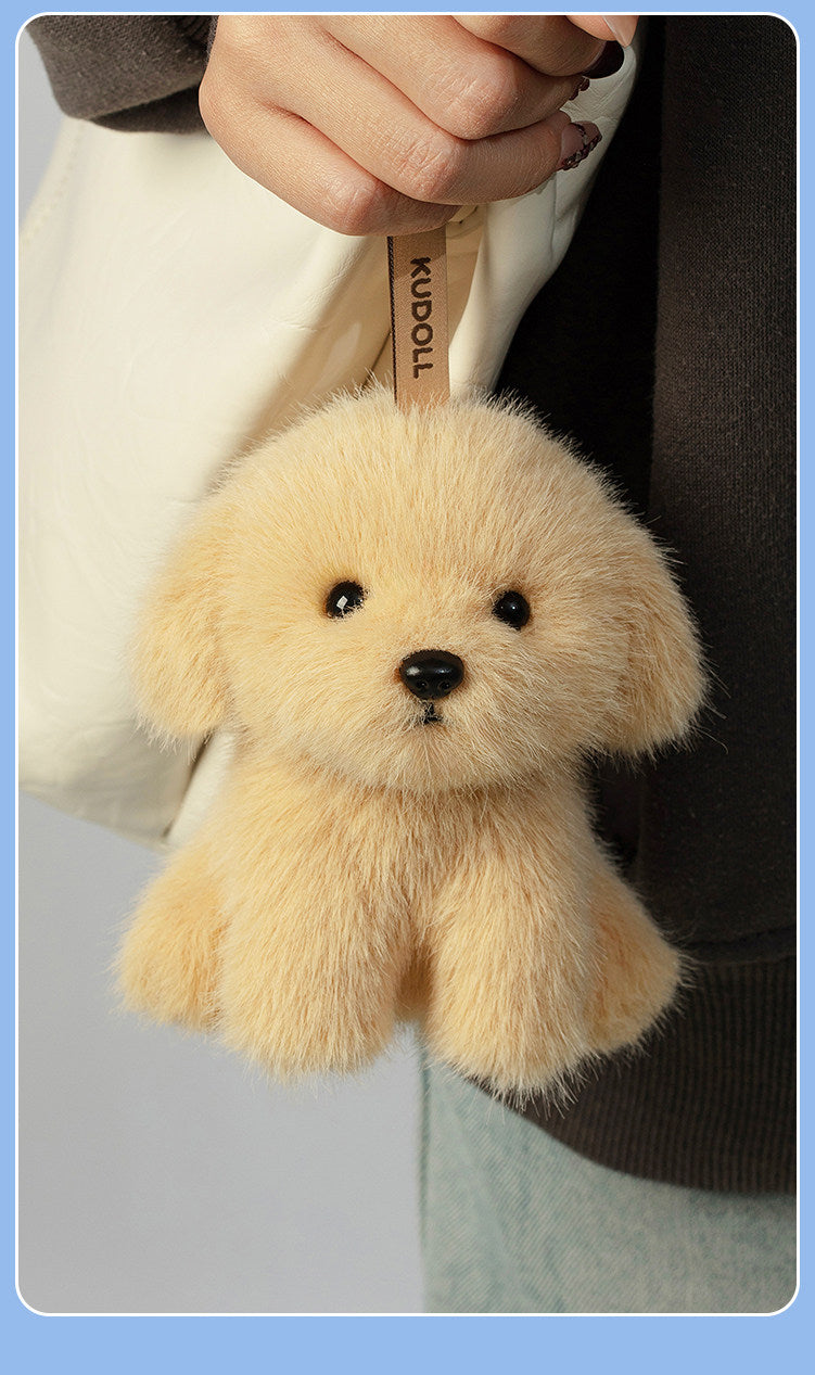 Ultra-Fluffy Pomeranian Puppy Plush Charm – Instant Cuteness Companion