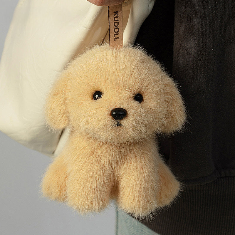 Ultra-Fluffy Pomeranian Puppy Plush Charm – Instant Cuteness Companion