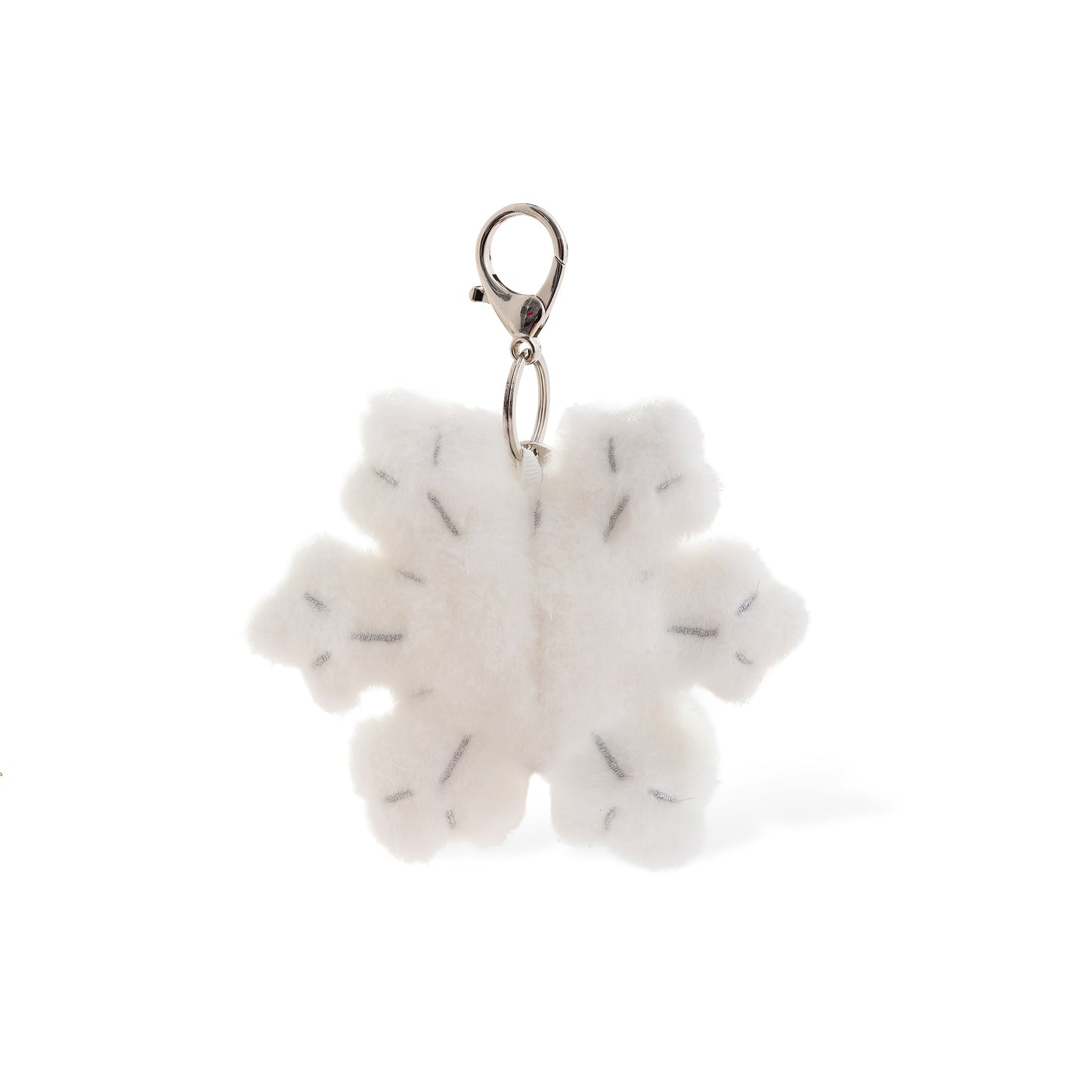 Cute Snowflake Plush Keychain Bag Charm