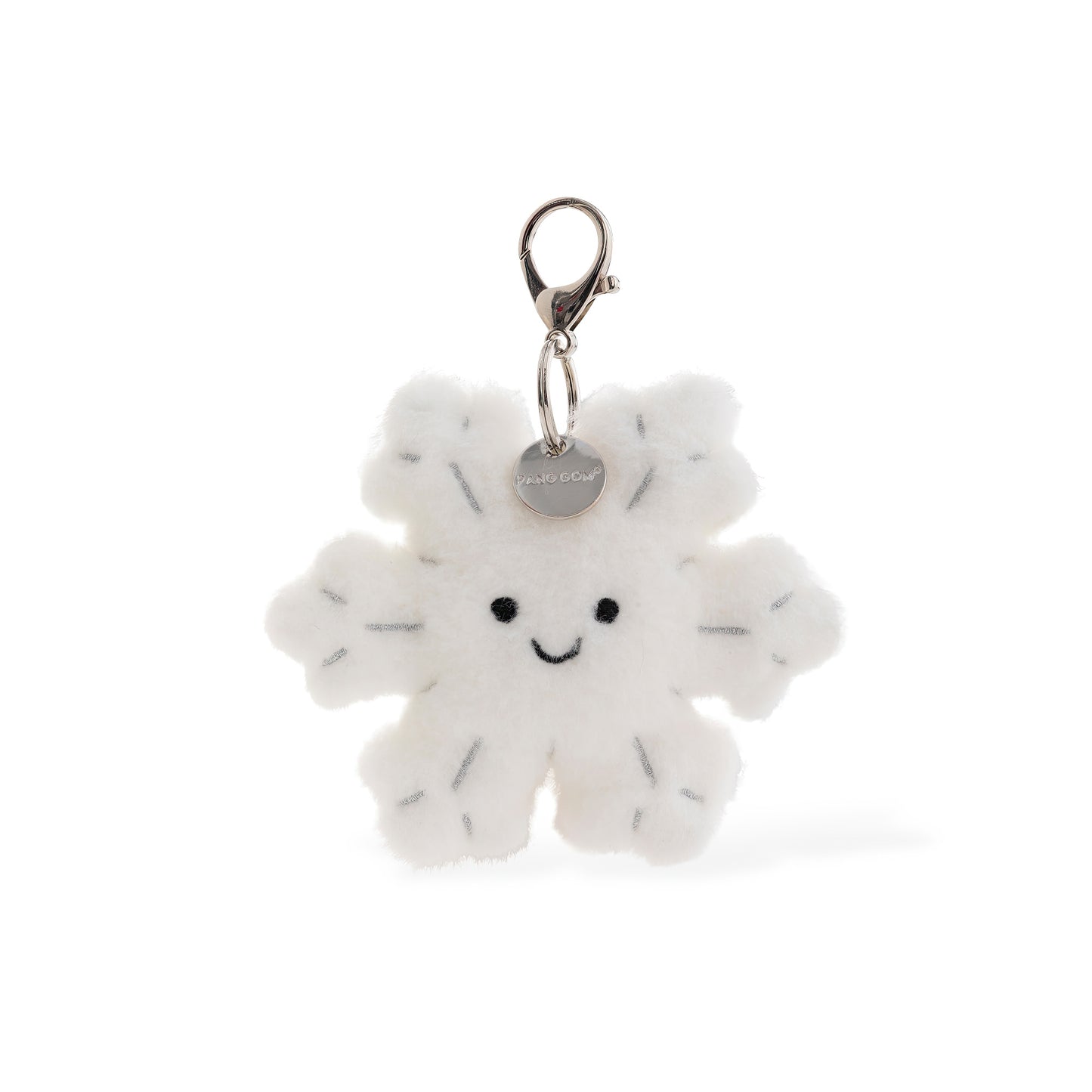 Cute Snowflake Plush Keychain Bag Charm