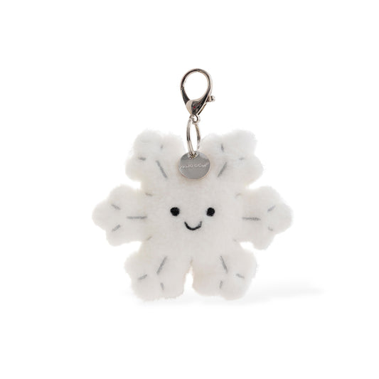 Cute Snowflake Plush Keychain Bag Charm