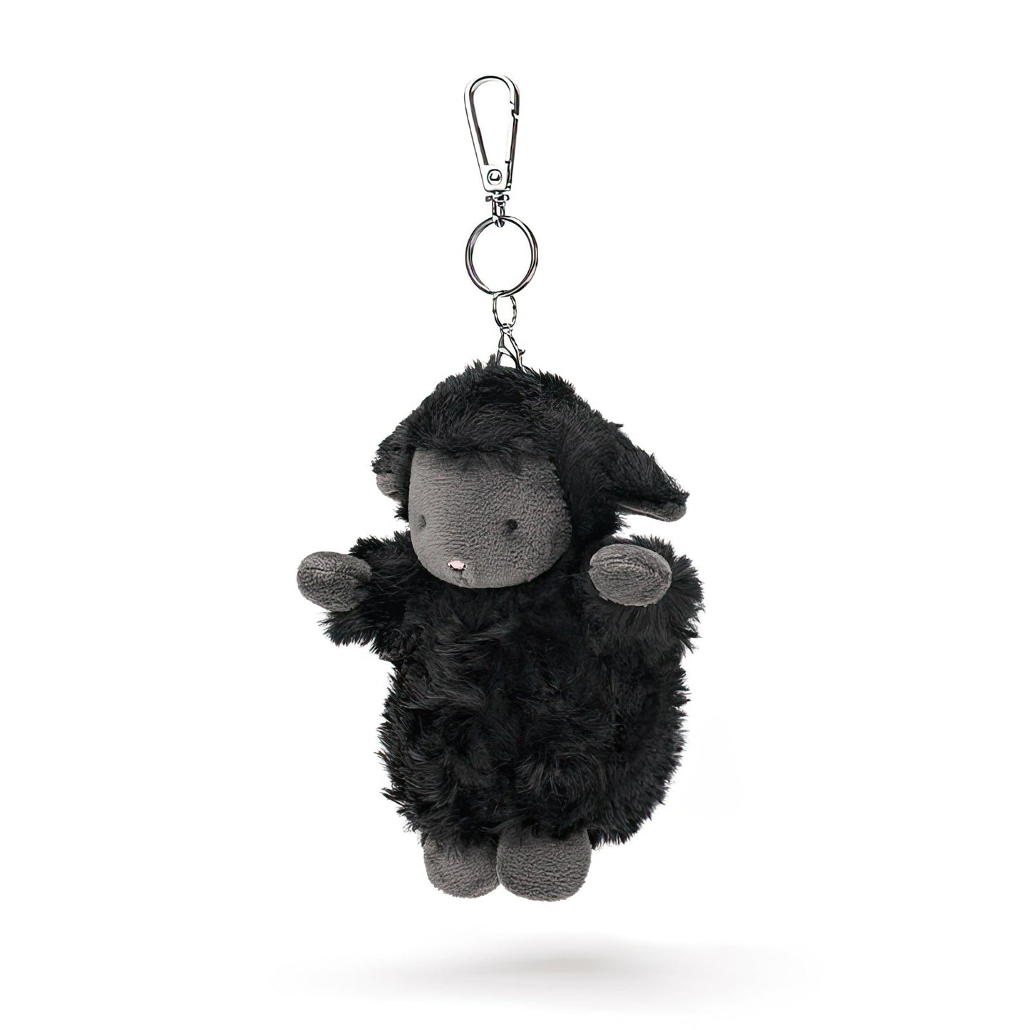 Cute Black Sheep Plush Keychain Bag Charm