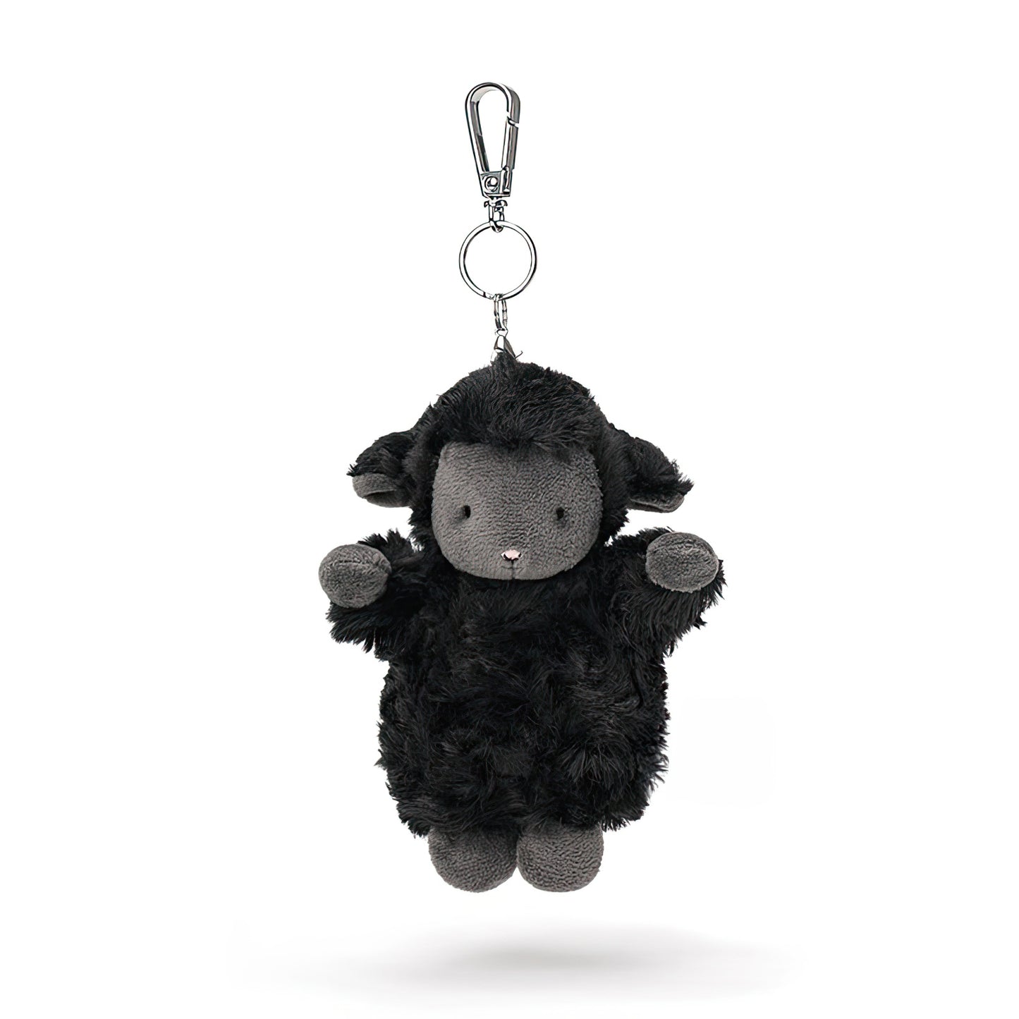 Cute Black Sheep Plush Keychain Bag Charm