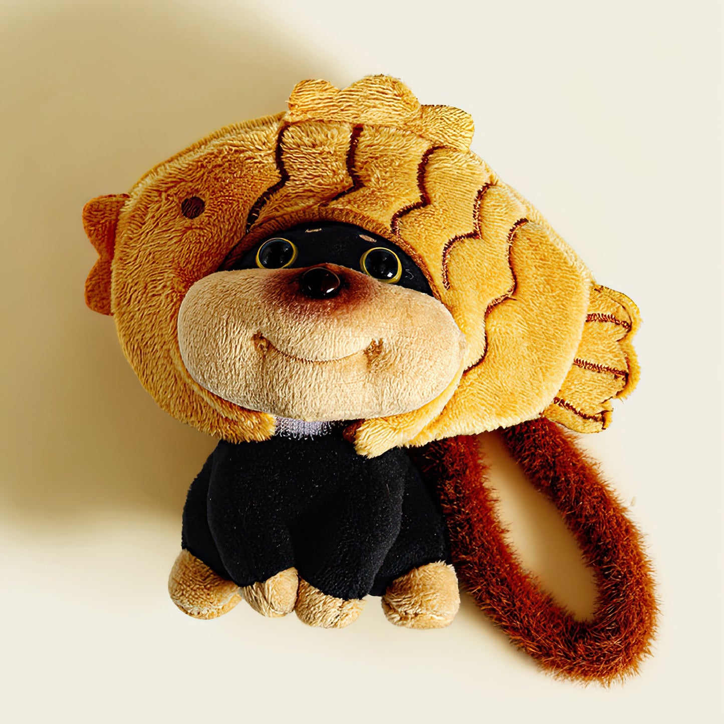 Cute Taiyaki Dog Plush Keychain Bag Charm