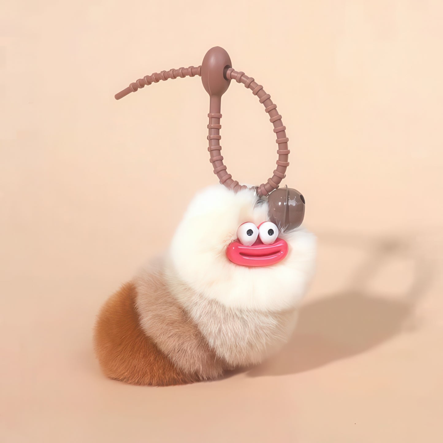 Ugly-Cute Caterpillar Plush Keychain Bag Charm
