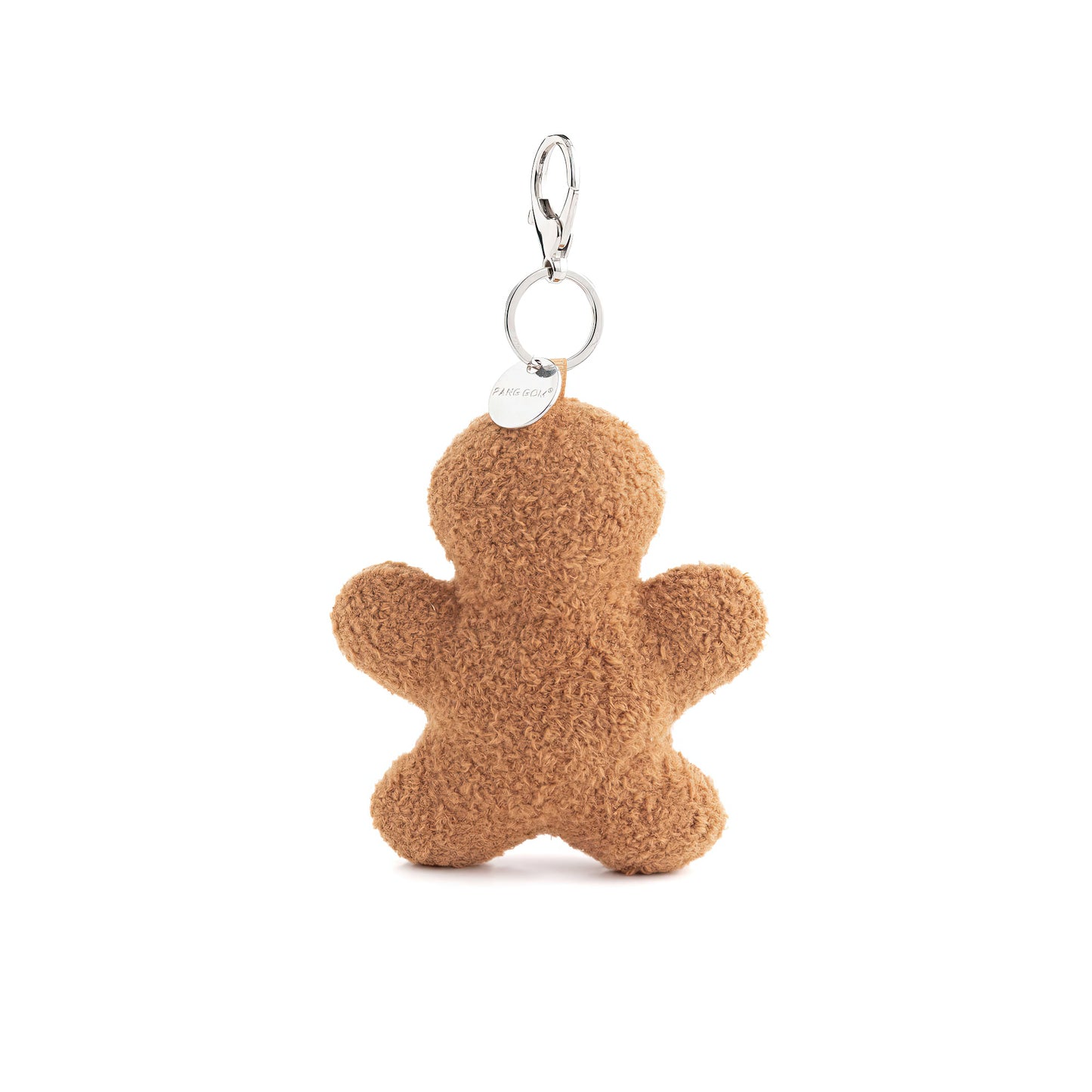 Cute Gingerbread Man Plush Keychain Bag Charm