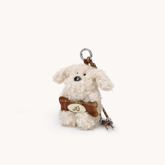 Cute West Highland Terrier Plush Keychain Bag Charm