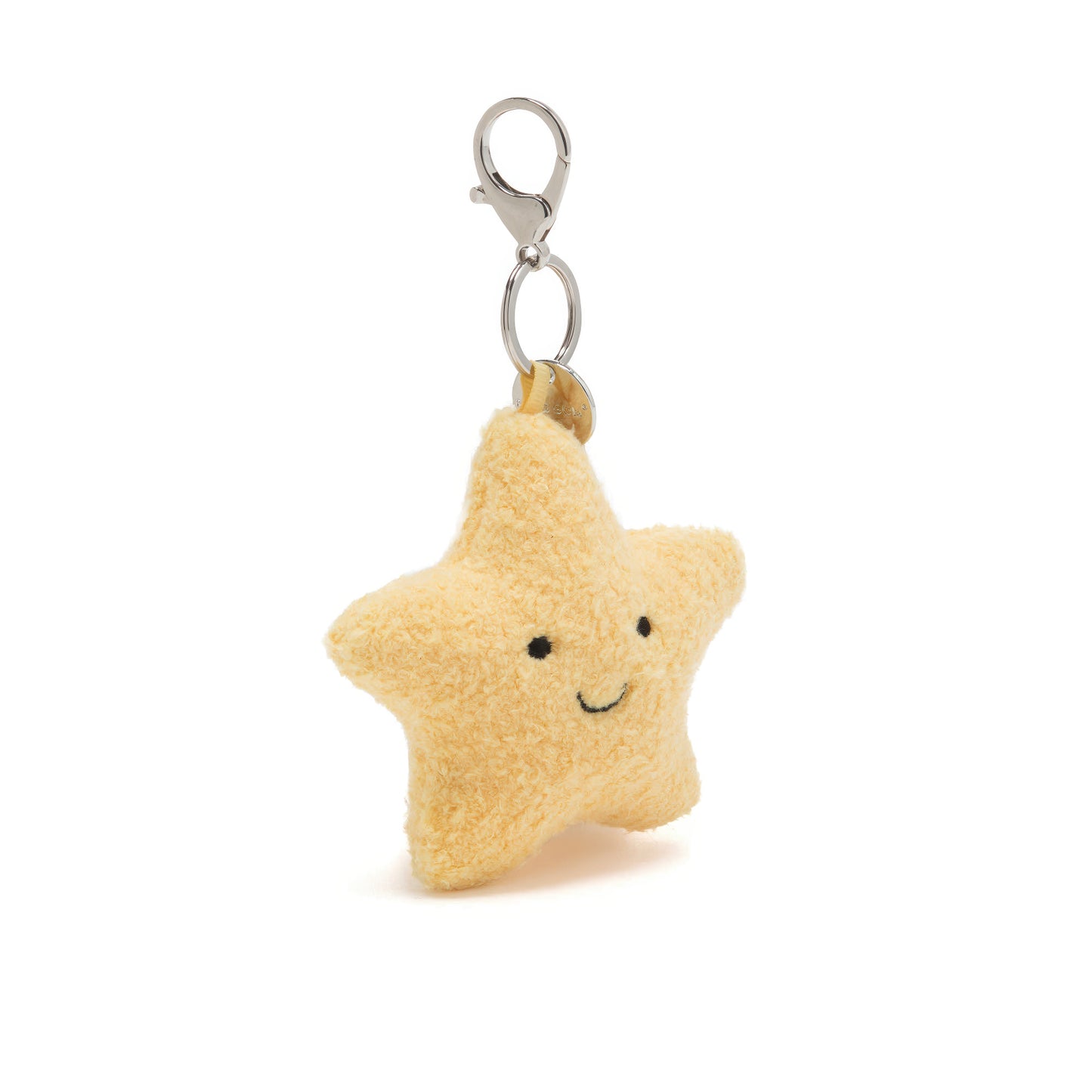 Cute Lucky Star Plush Keychain Bag Charm