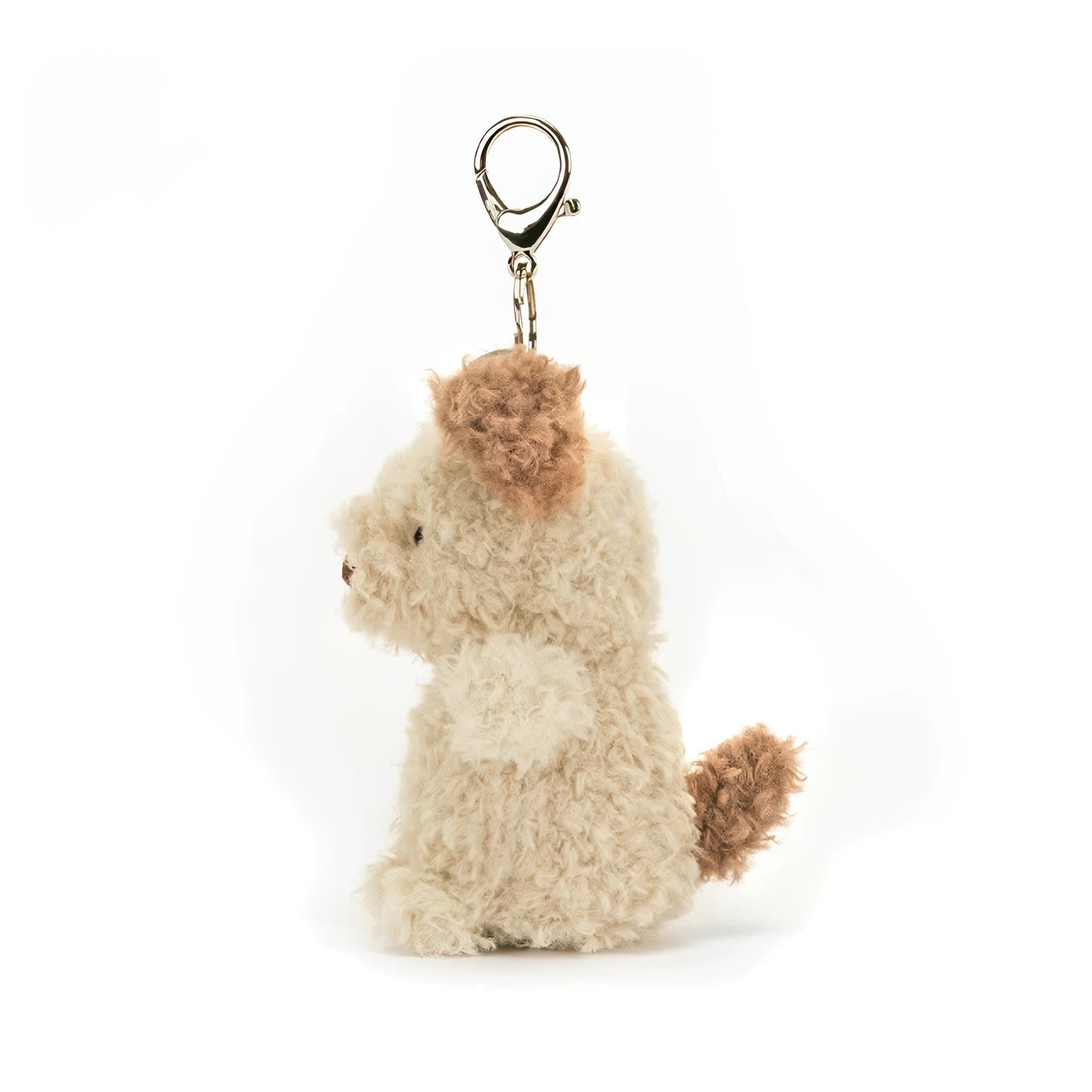 Cute Brown Puppy Plush Keychain Bag Charm