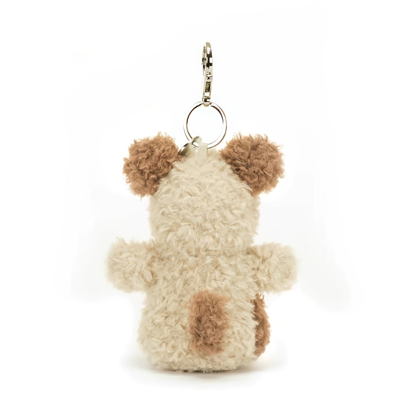 Cute Brown Puppy Plush Keychain Bag Charm