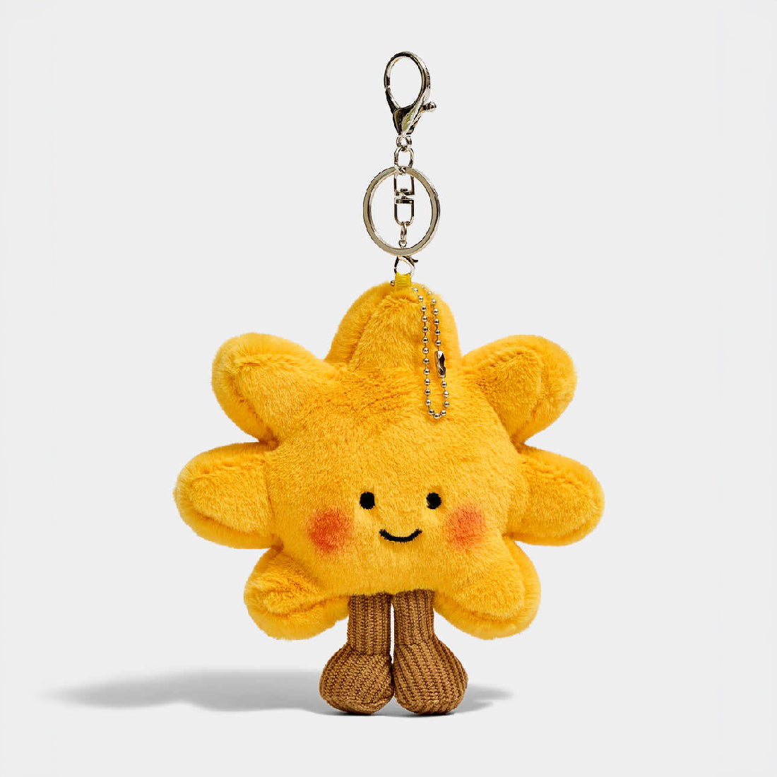 Cute Sunflower Plush Keychain Bag Charm