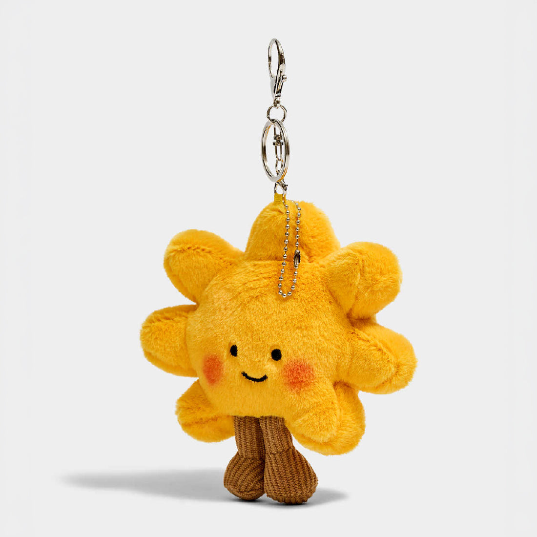 Cute Sunflower Plush Keychain Bag Charm