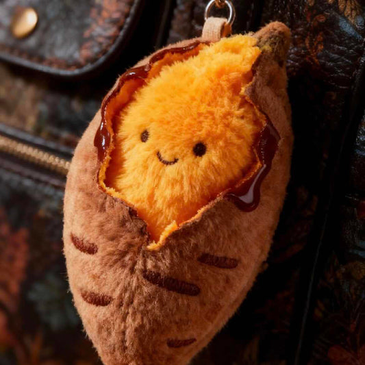 Cute Sweet Potato Plush Keychain Bag Charm