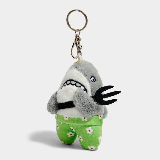 Cute Shark Plush Keychain Bag Charm