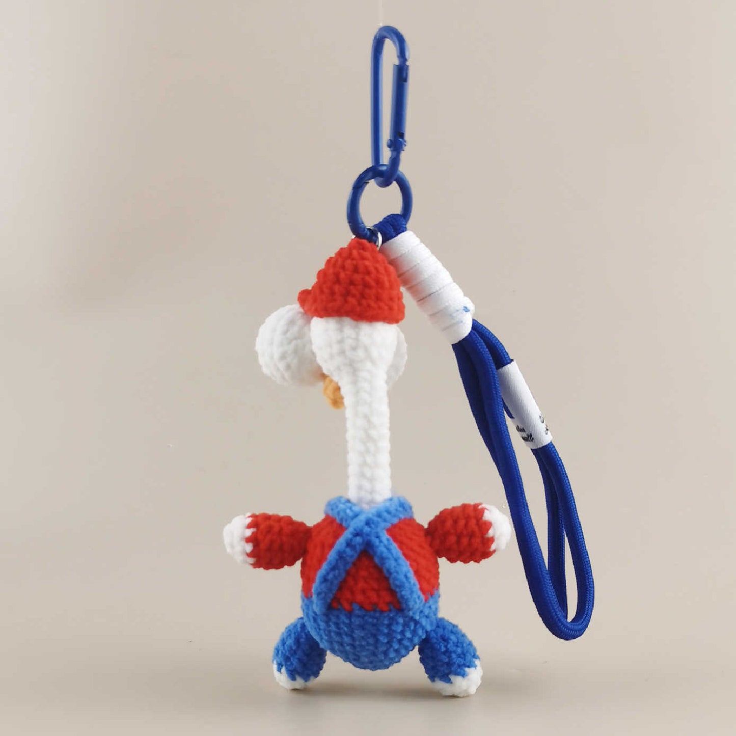 Cute Wide-Eyed Chicken Plush Keychain Bag Charm
