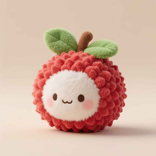 Cute Litchi Plush Keychain Bag Charm
