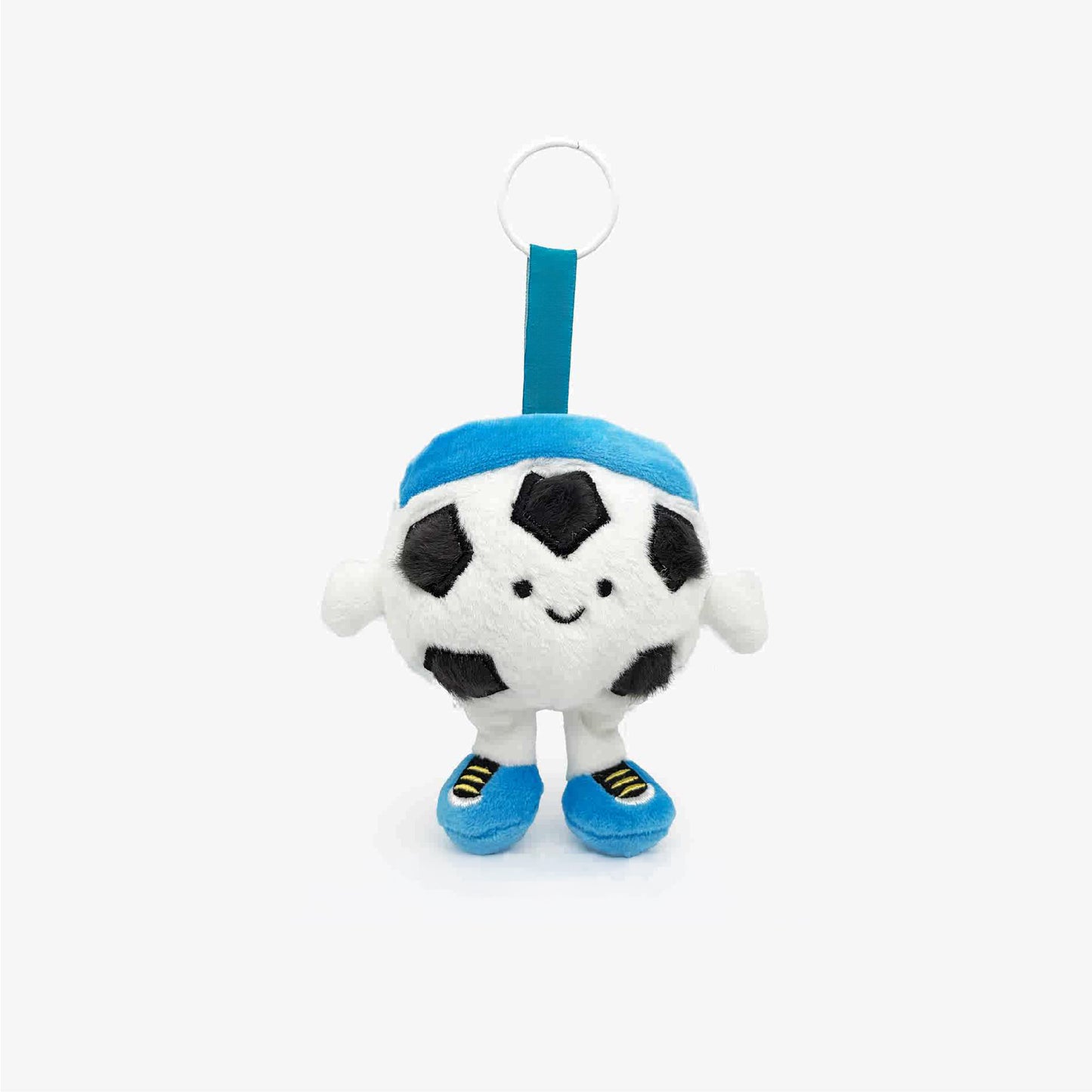 Cute Football Plush Keychain Bag Charm