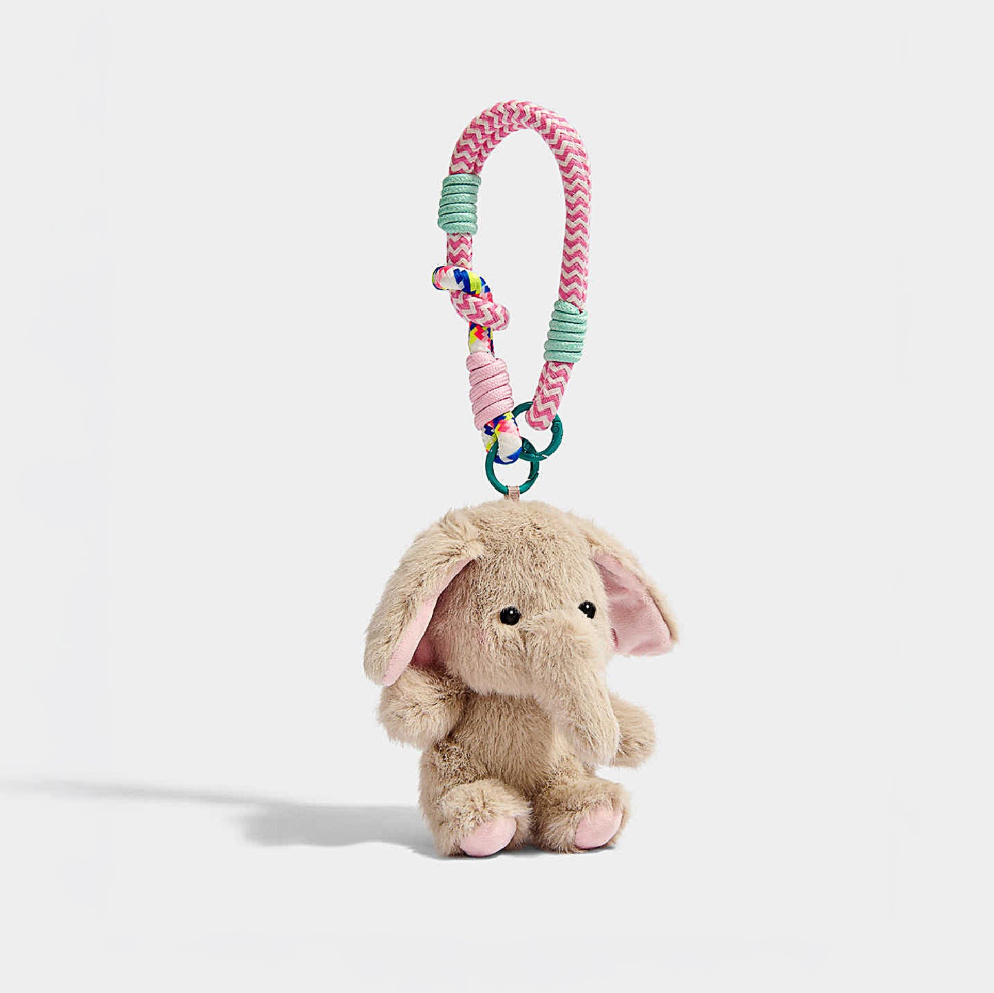 Cute Long Nose Elephant Plush Keychain Bag Charm