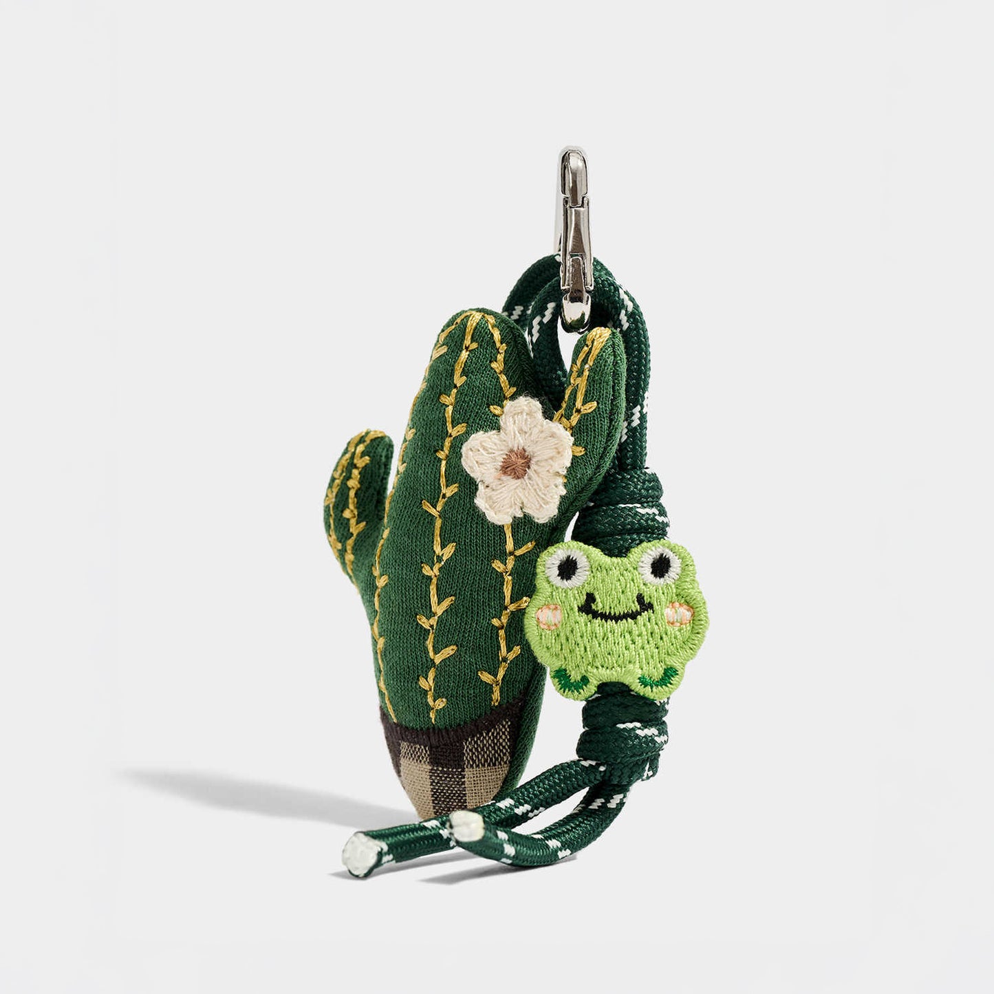 Cute Cactus Plush Keychain Bag Charm