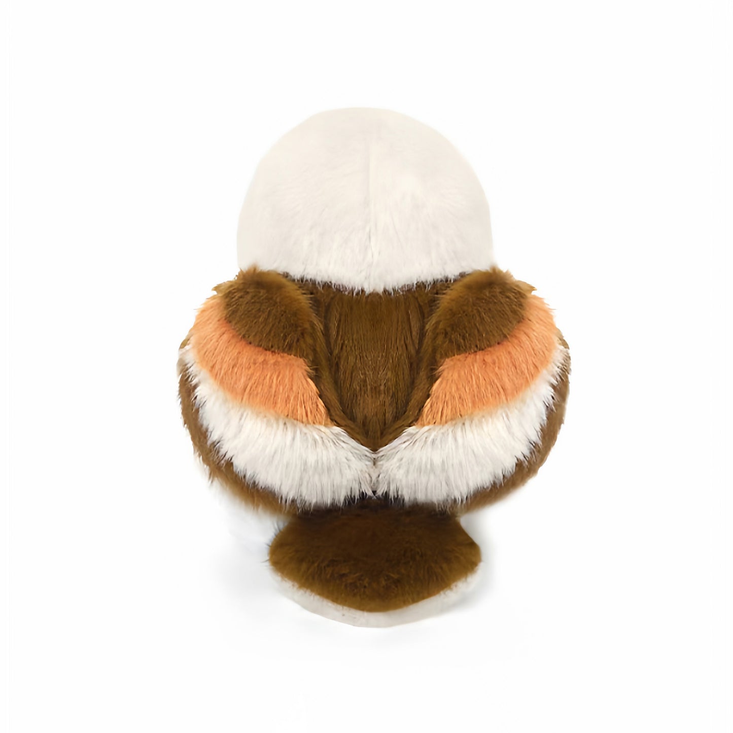 Cute White Tit Plush Keychain Bag Charm
