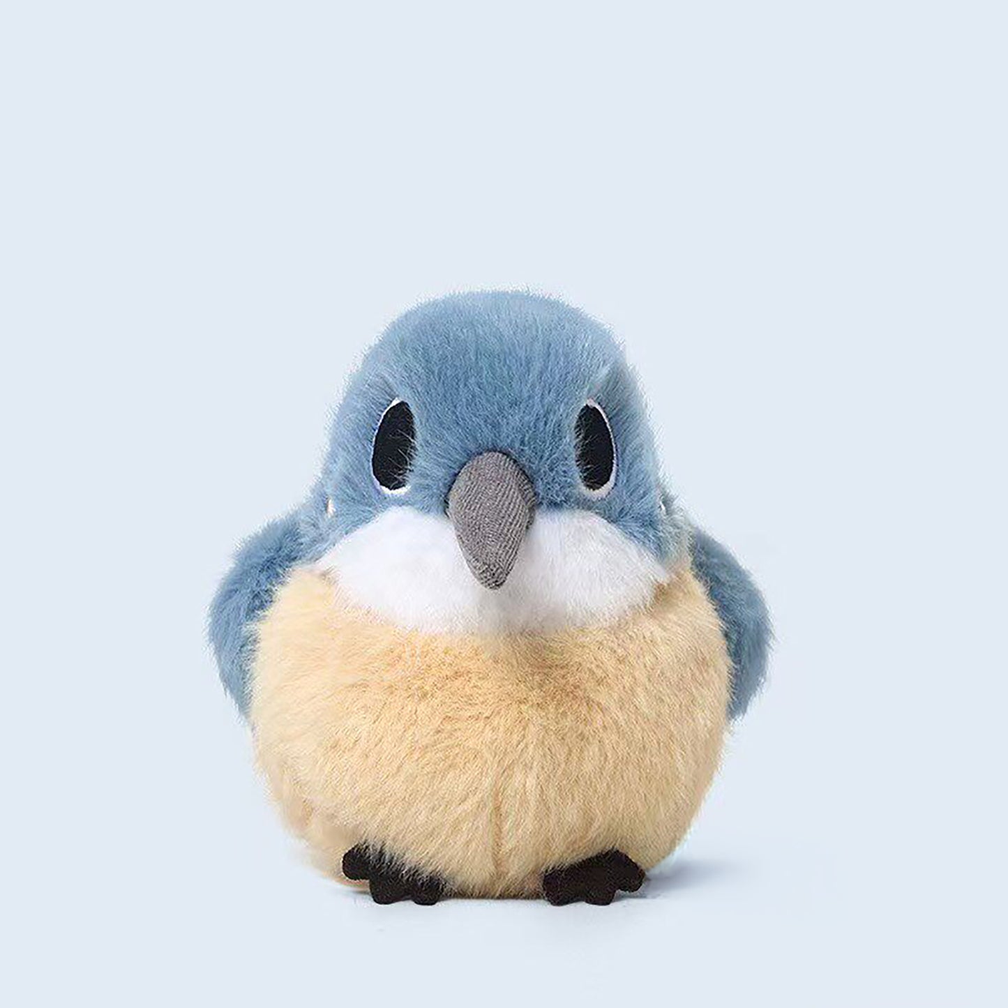 Cute Kingfisher Plush Keychain Bag Charm