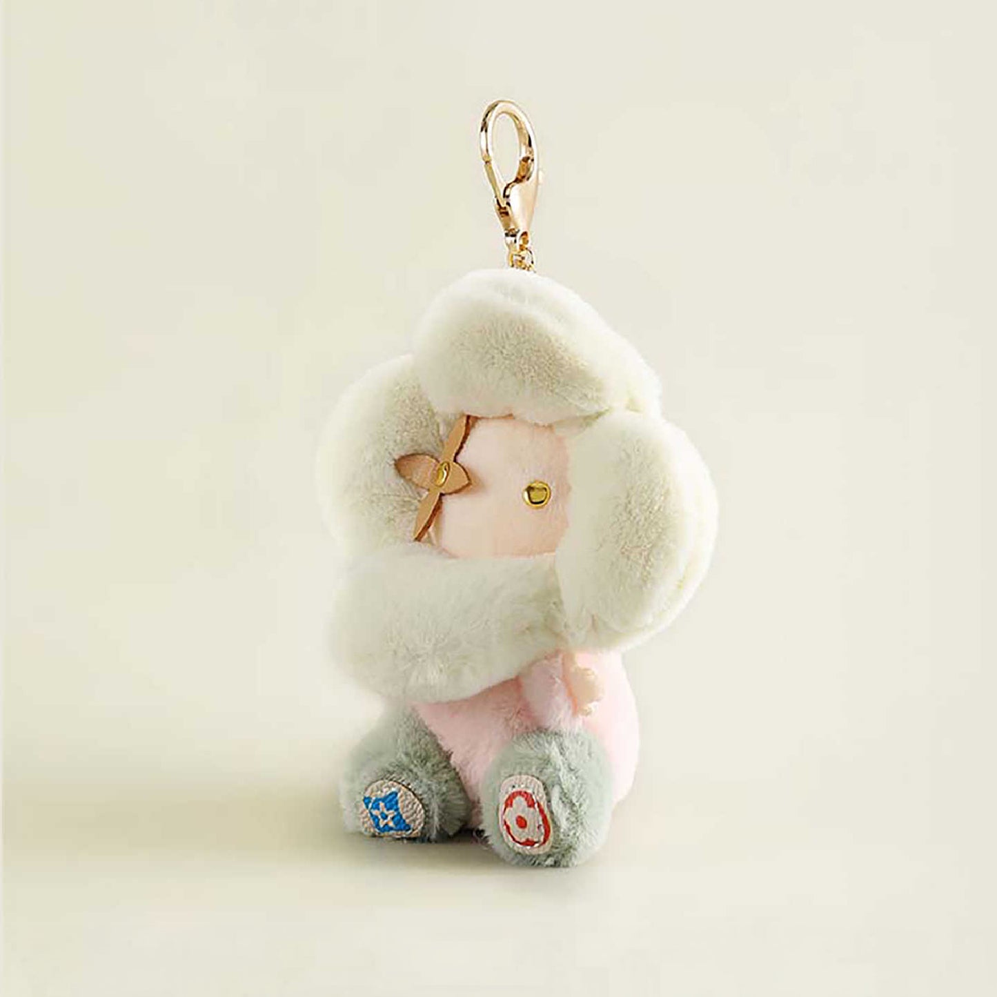 Cute Sunflower Plush Keychain Bag Charm