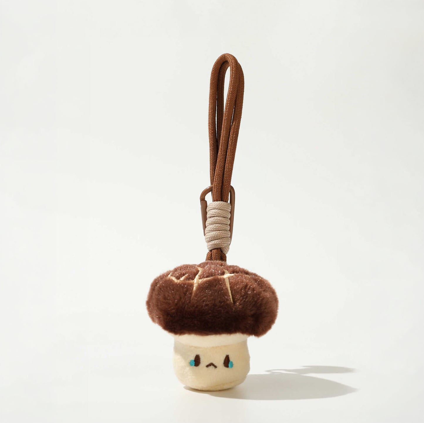 Cute Shiitake Mushroom Plush Keychain Bag Charm