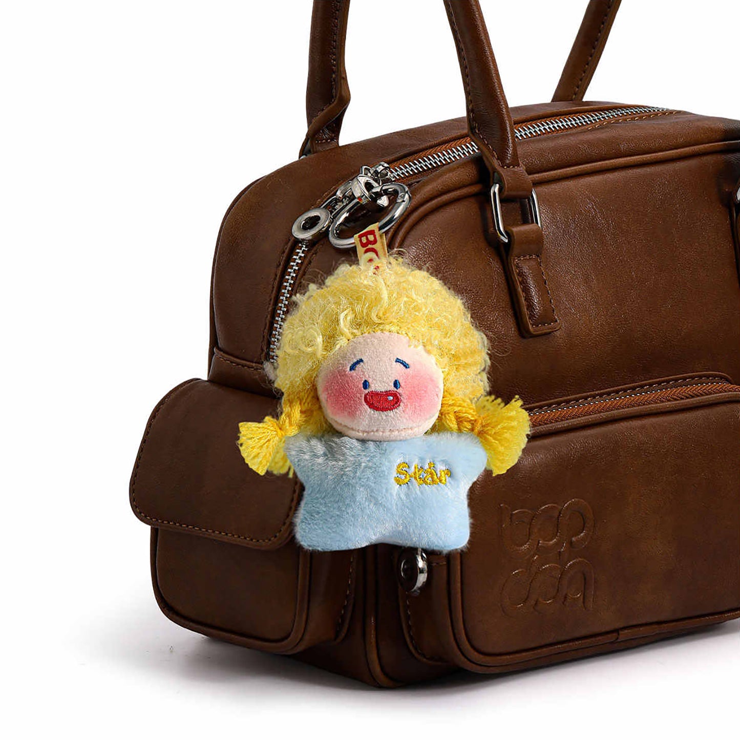 Cute Star Girl Plush Keychain Bag Charm