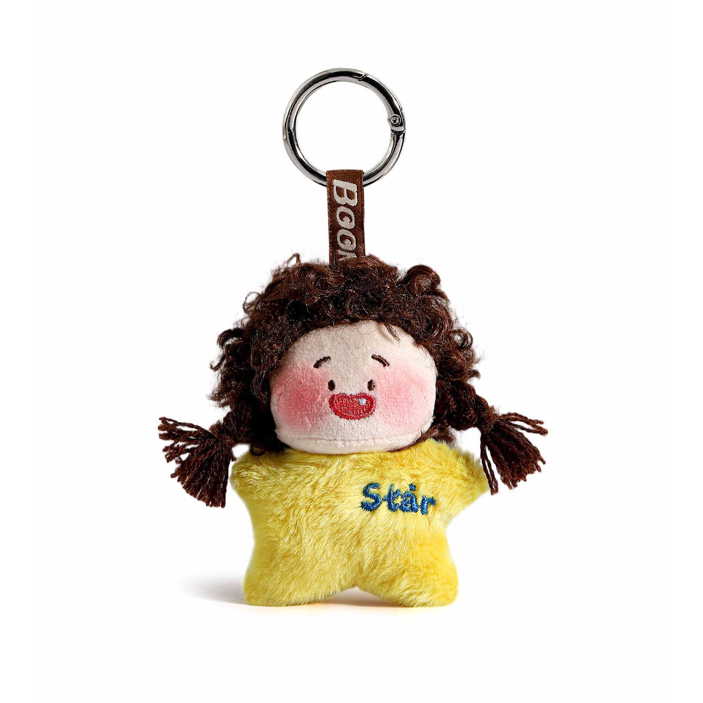 Cute Star Girl Plush Keychain Bag Charm